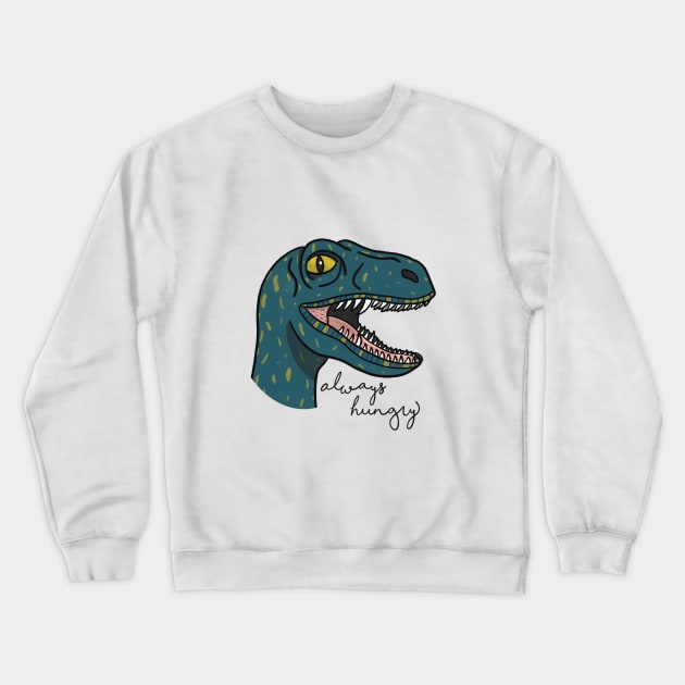 Always Hungry Crewneck Sweatshirt by Amyologist Draws